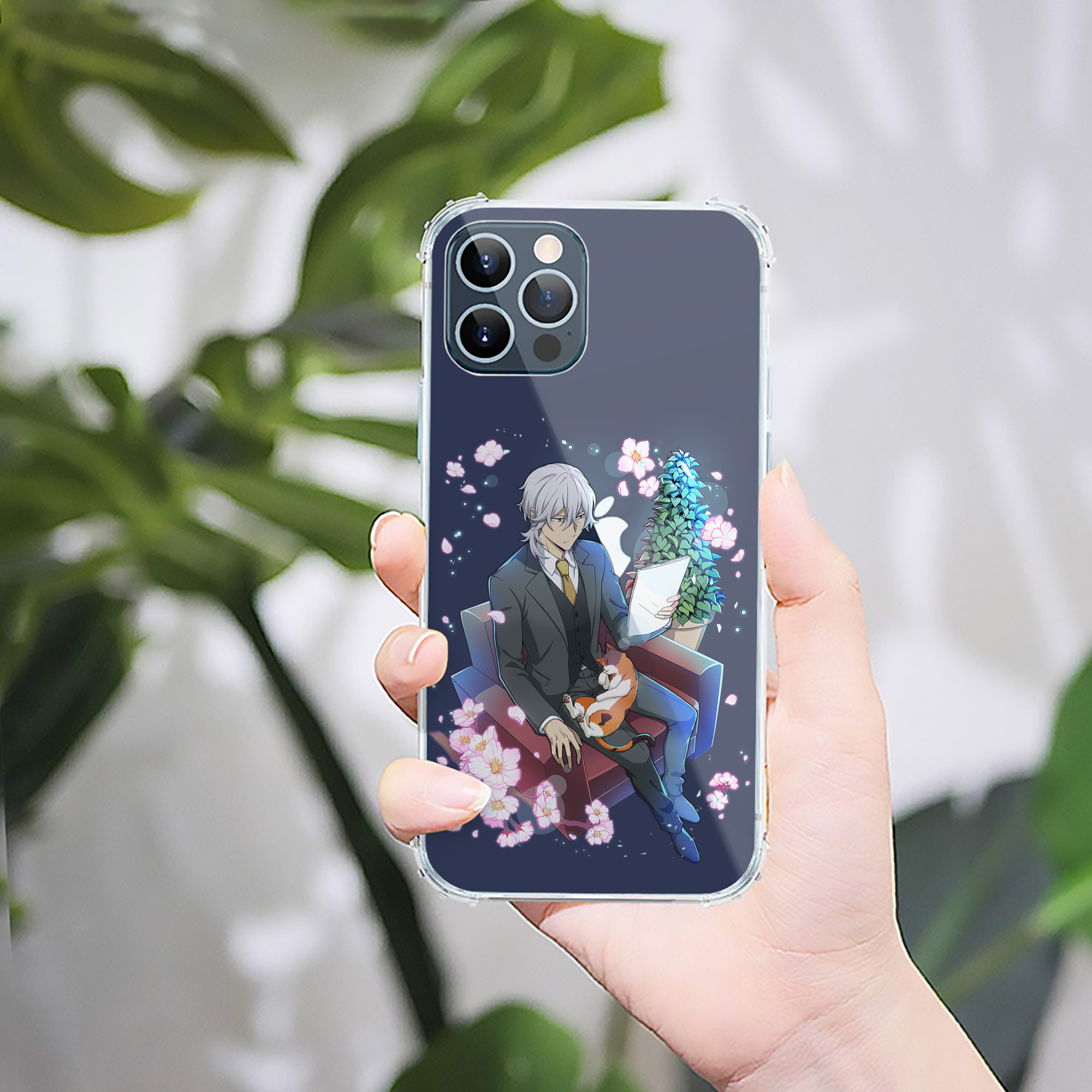 （画像用） 文豪ストレイドッグス Bungo Stray Dogs 【iPhone 12シリーズ対応】透明スマホケース（クリアソフトケース）